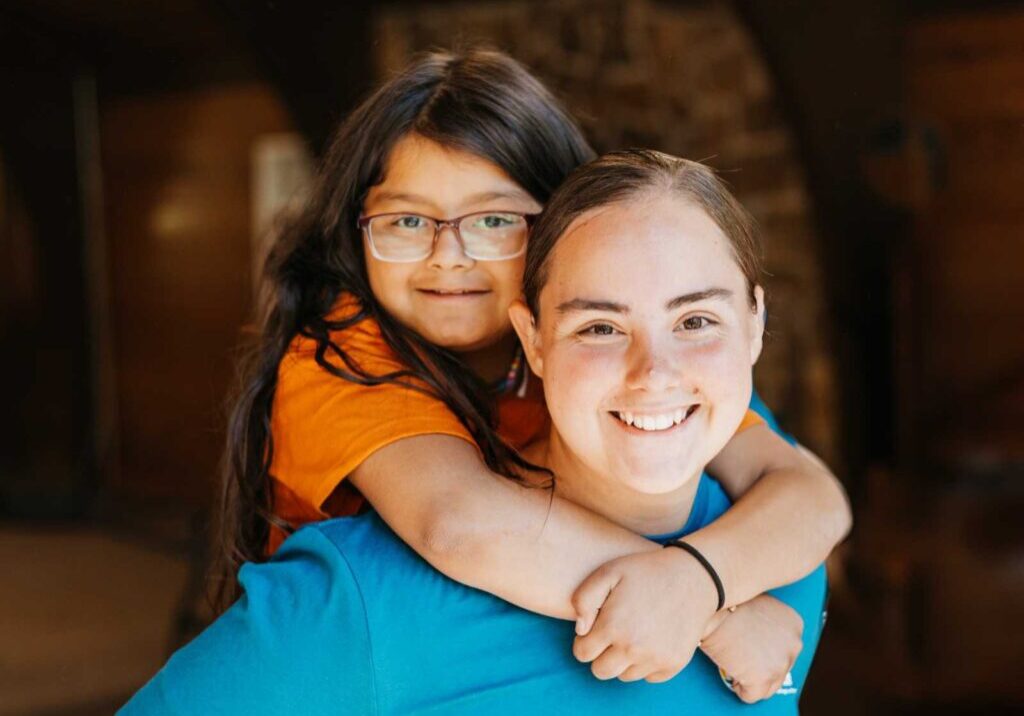 CampARKCounselorWithYoungChild